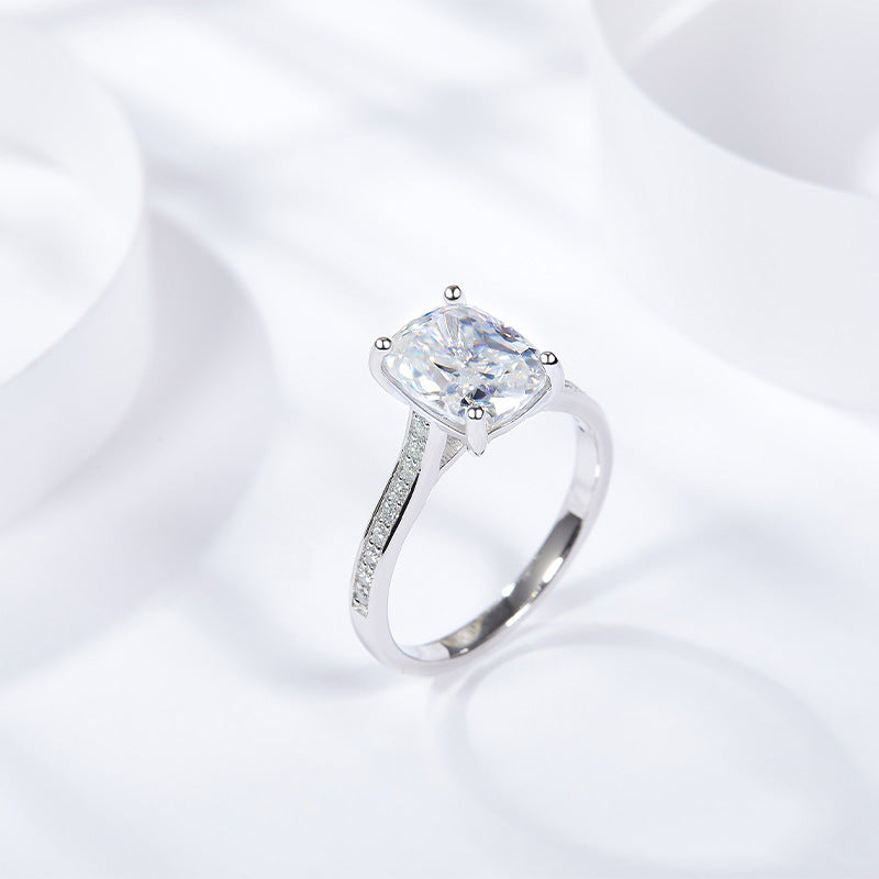 Moissanite Engagement Ring