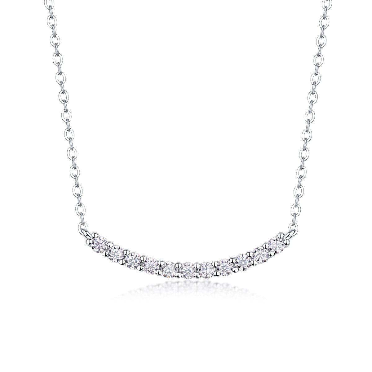 S925 Silver Moissanite Necklace