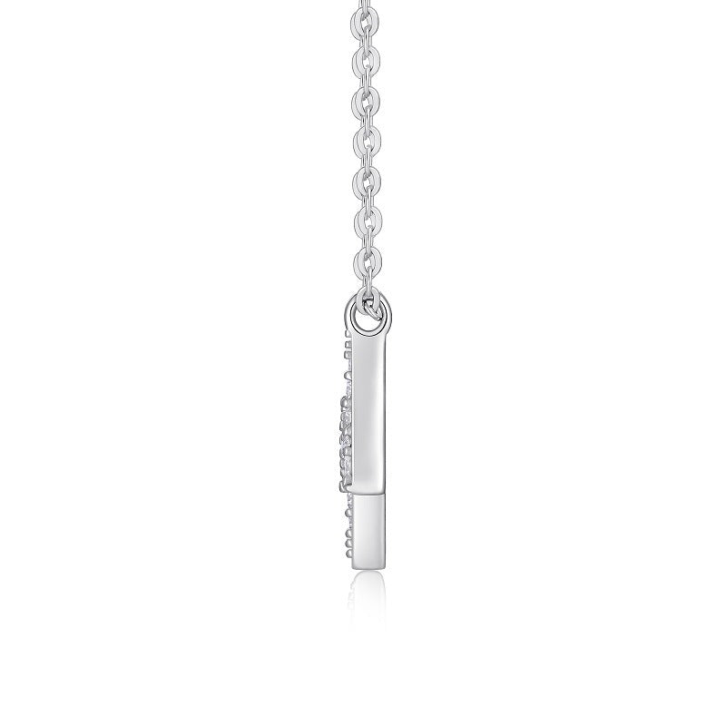 Lightning Bolt Moissanite Necklace