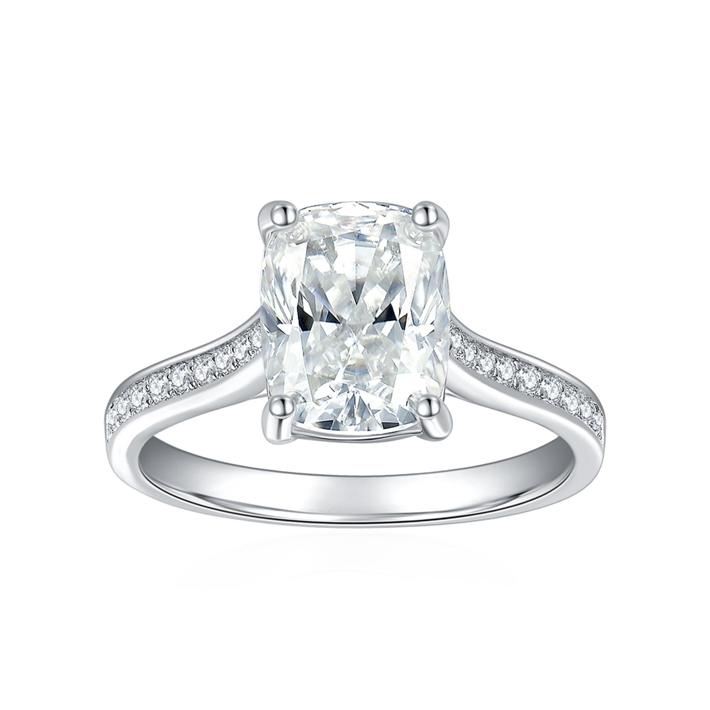Moissanite Engagement Ring