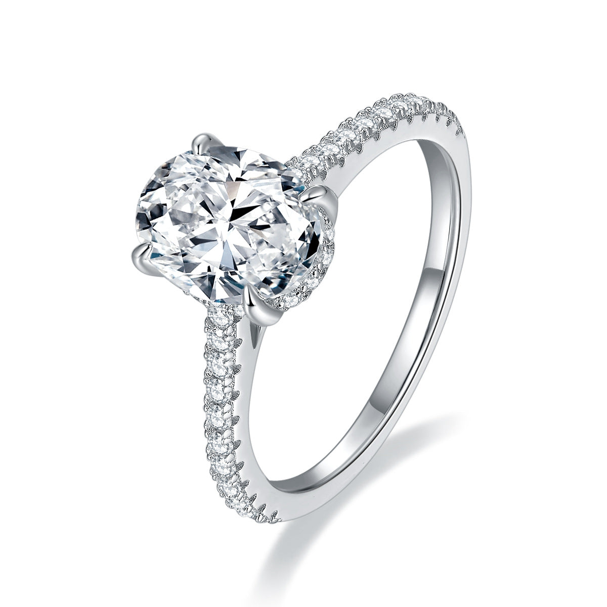 Moissanite engagement rings