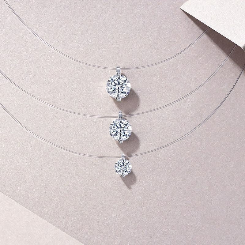 moissanite necklace