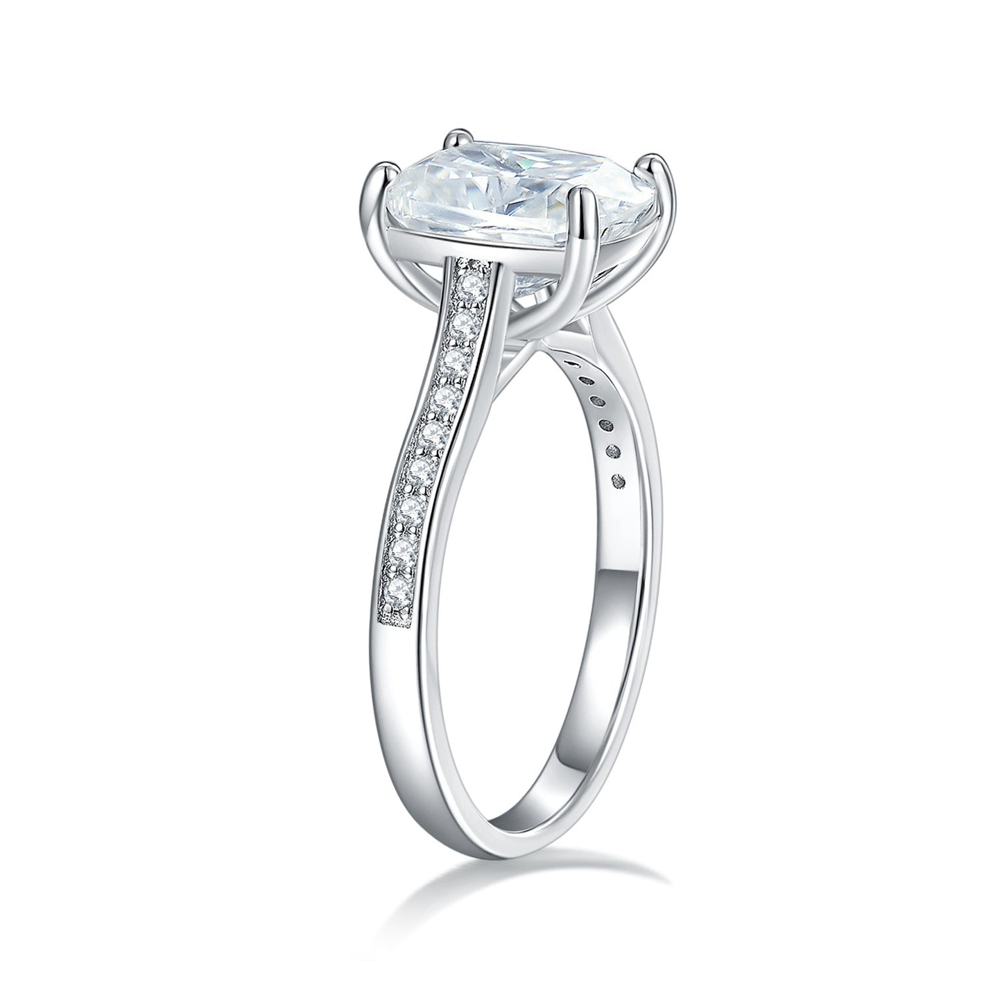 Moissanite Engagement Ring