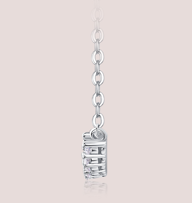 S925 Silver Moissanite Necklace