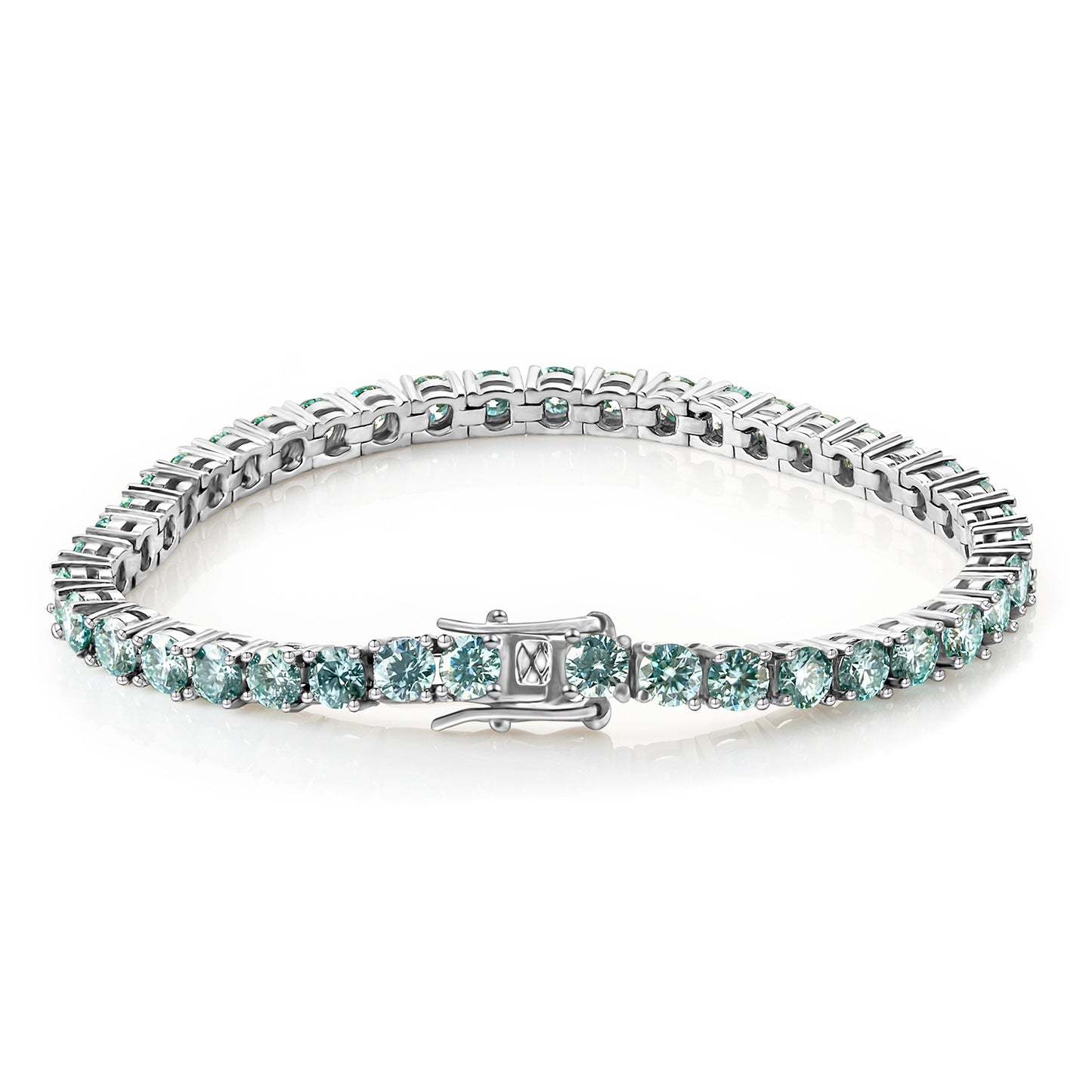 Moshine Tennis Bracelet with 5MM Moissanite